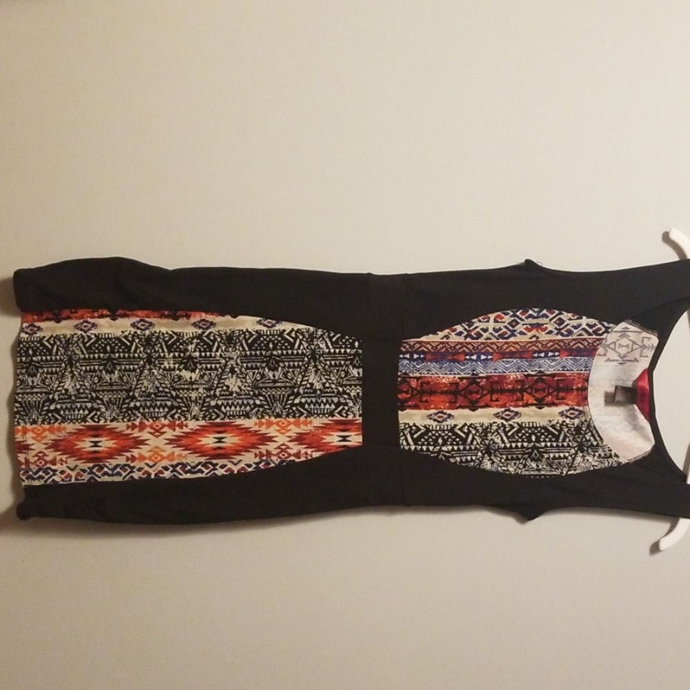 Black Dress with Designs